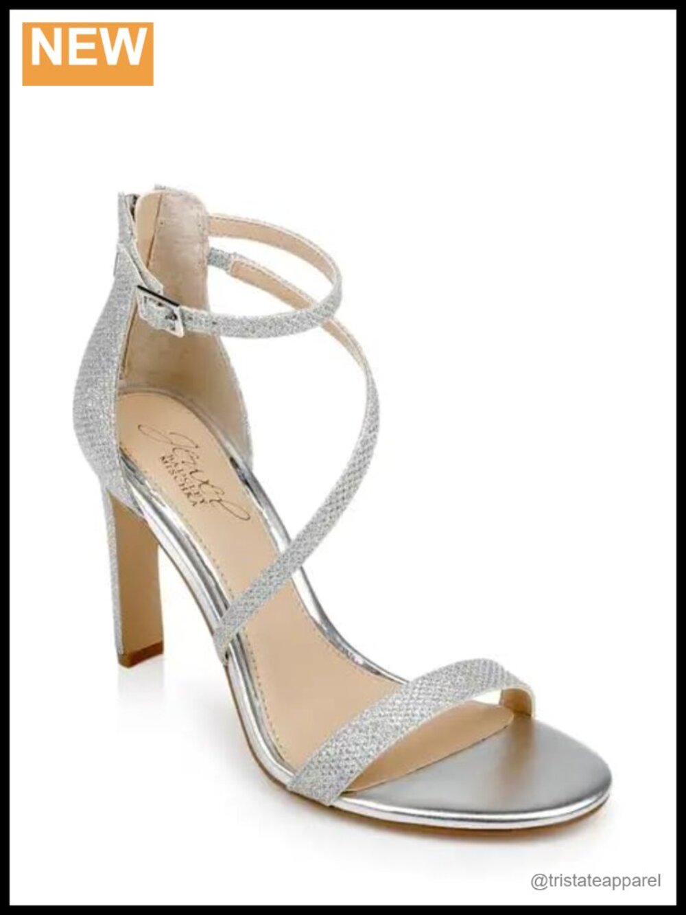 Diana Stiletto Heeled Sandals Ankle Strap Zip Closur
